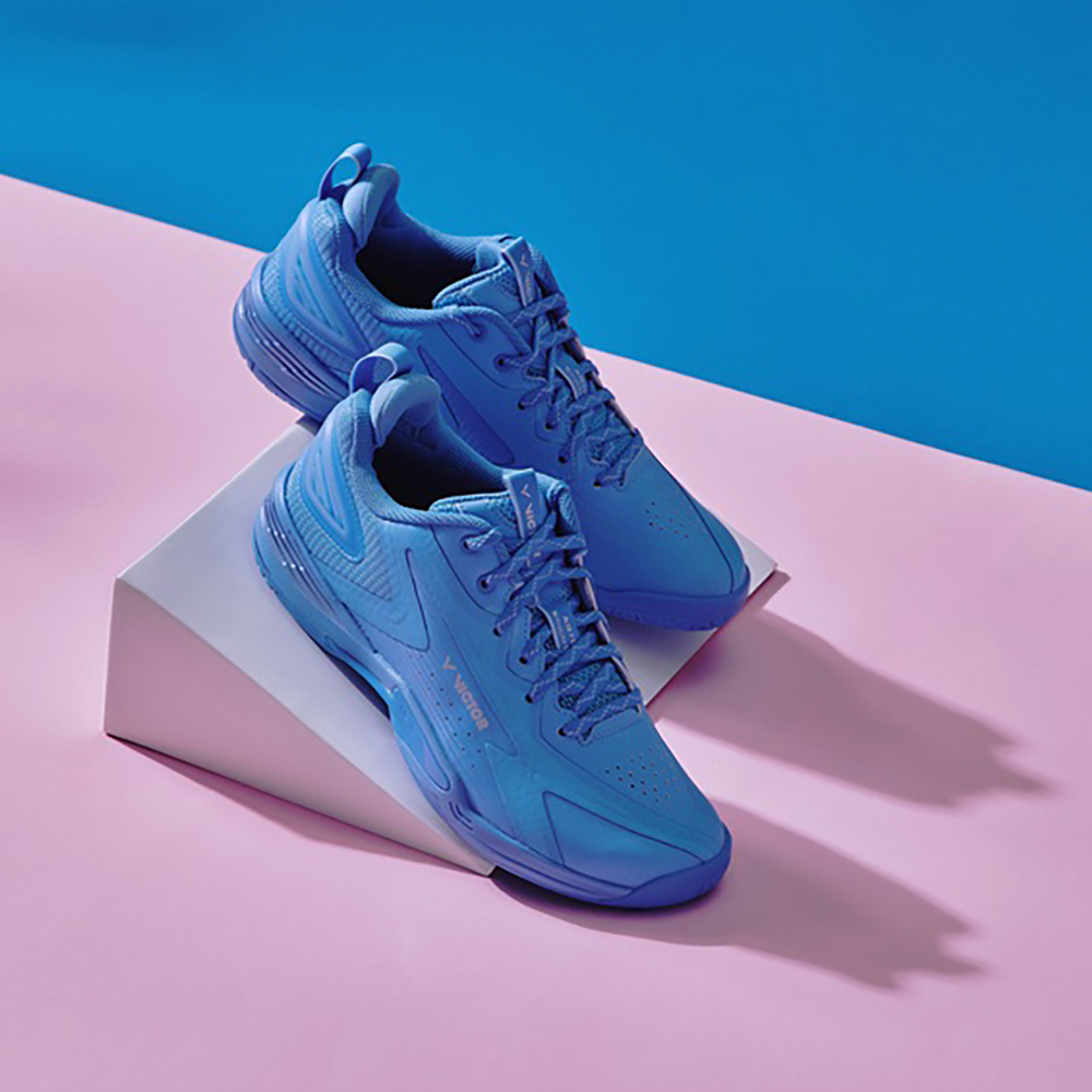 Victor A970 NitroLite Capsule Collection Court Shoe - Lightweight Tennis Shoes for Men | Premium Performance Badminton & Squash Shoes (Iceberg Blue) - Perfect for Competitive Play & Casual Court Sports