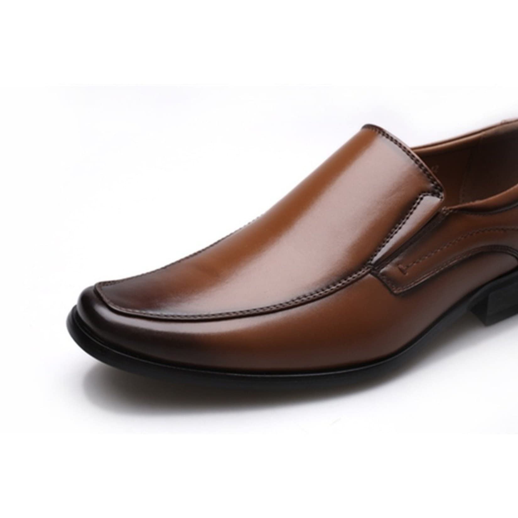 **Men's Classic Leather Loafers - Business Dress Shoes for Office, Wedding & Formal Events - Slip-On Comfort in Black & Brown - Perfect for Professional & Elegant Occasions**