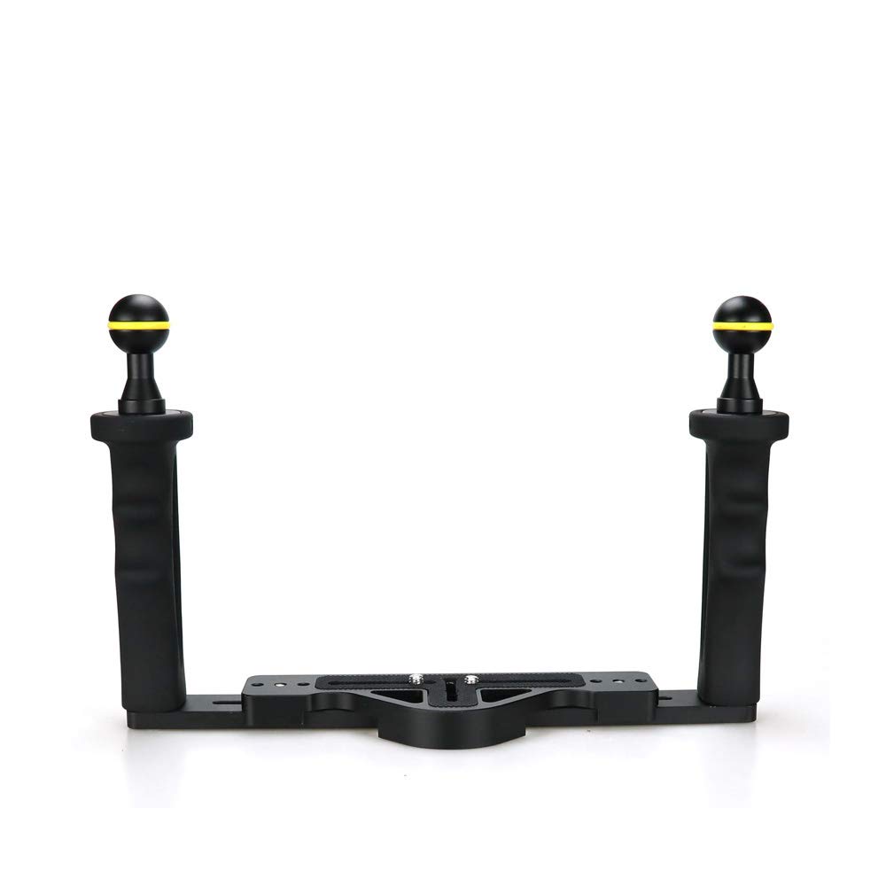 MEIKON Lightweight Aluminum Tray for Underwater Camera Housing - Perfect for Scuba Diving, Snorkeling & Underwater Photography