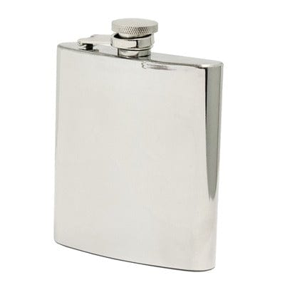 Premium Stainless Steel Oeno Flask - 8oz (240ml) Chrome Finish, Leak-Proof & Insulated for Hot/Cold Drinks - Perfect for Outdoor Adventures, Camping, Hiking & Daily Commute
