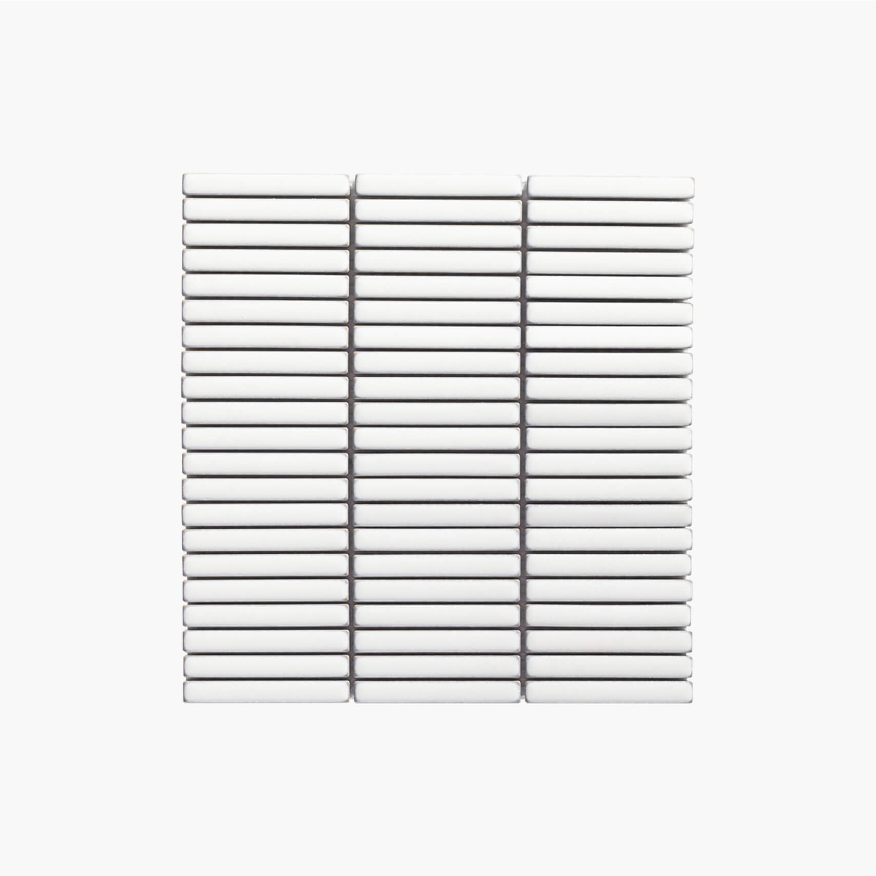 Antique White Gloss Porcelain Mosaic Tile Kit - 12x92 Inch - Perfect for Kitchen Backsplash, Bathroom Wall, and Fireplace Surround