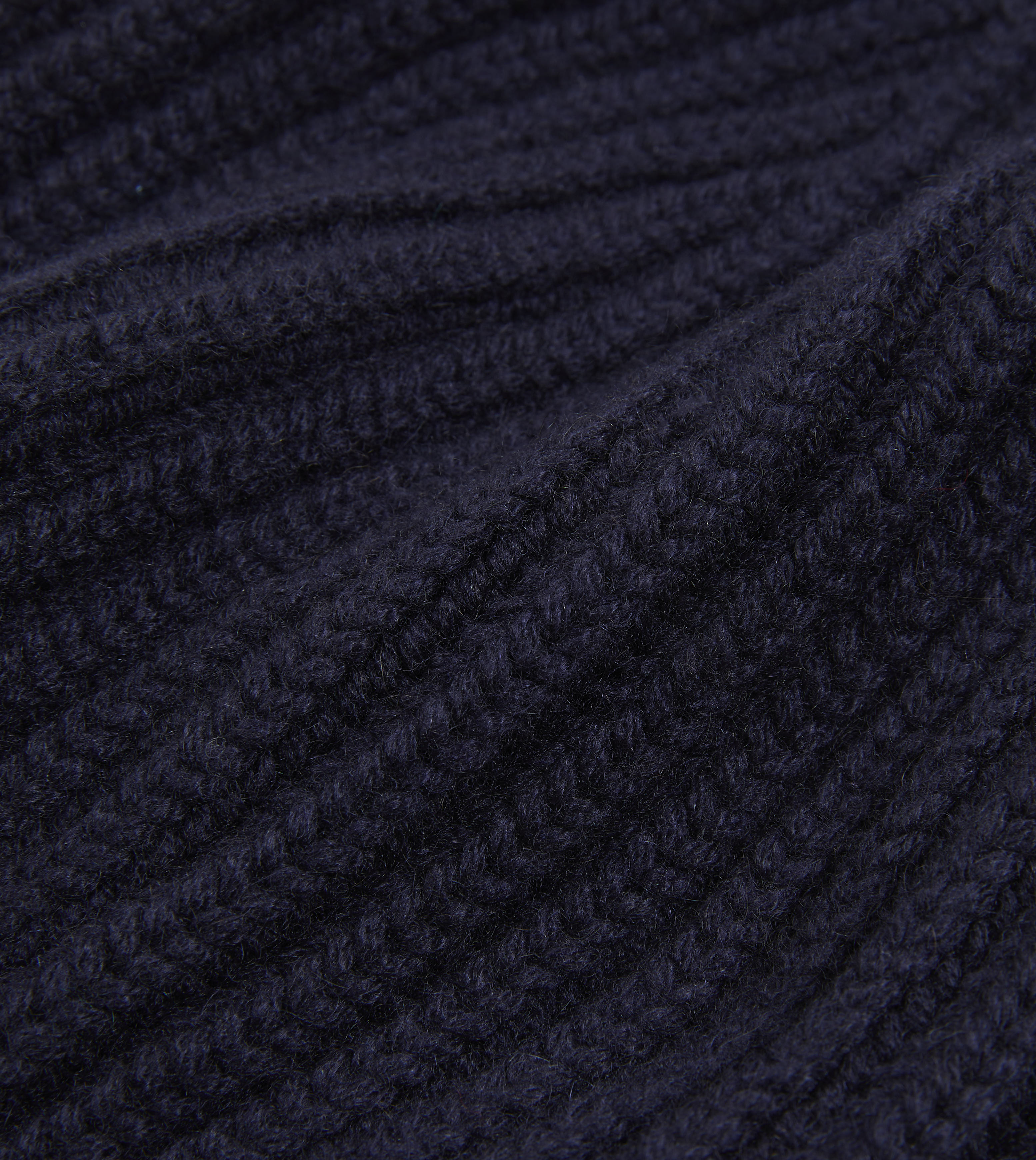 Luxury Navy Blue Cashmere Ribbed Knit Winter Beanie Hat for Men & Women - Soft Warm Unisex Cuffed Cap for Cold Weather, Outdoor Activities & Fashion Accessories