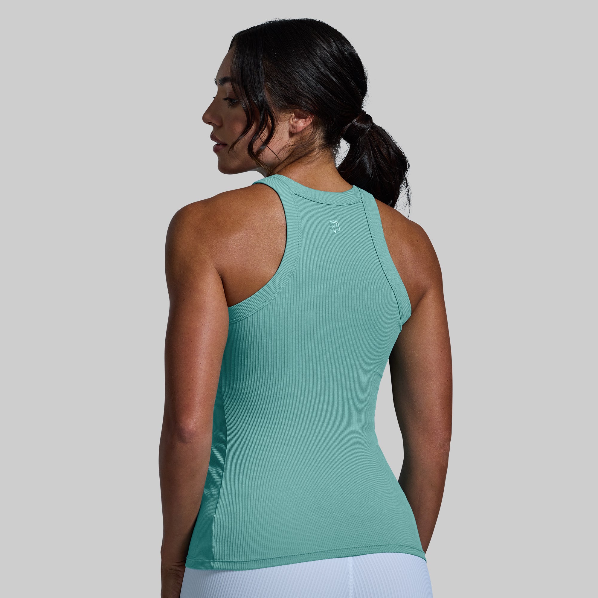 Stylish Ribbed Tank Top for Women - Comfortable Daily Wear in Nile Blue | Perfect for Casual Outfits, Layering & Summer Fashion