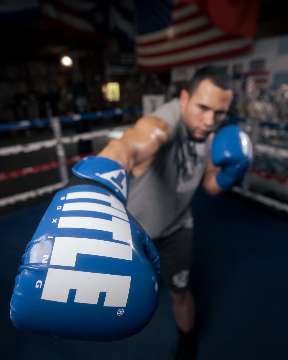 TITLE Boxing Inferno Intensity Elastic Training Boxing Gloves - Premium MMA & Fitness Workout Gear for Punching Bag, Sparring & Home Gym Training
