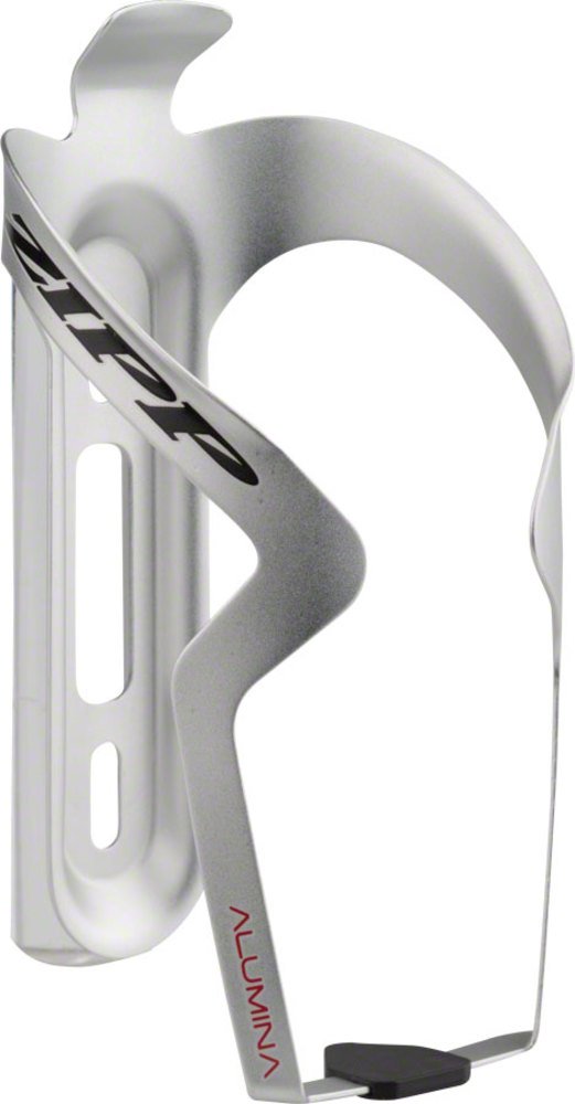 Zipp Alumina Water Bottle Cage - Lightweight & Durable Silver Bike Bottle Holder for Road & Mountain Bikes | Perfect for Cycling, Commuting & Outdoor Adventures