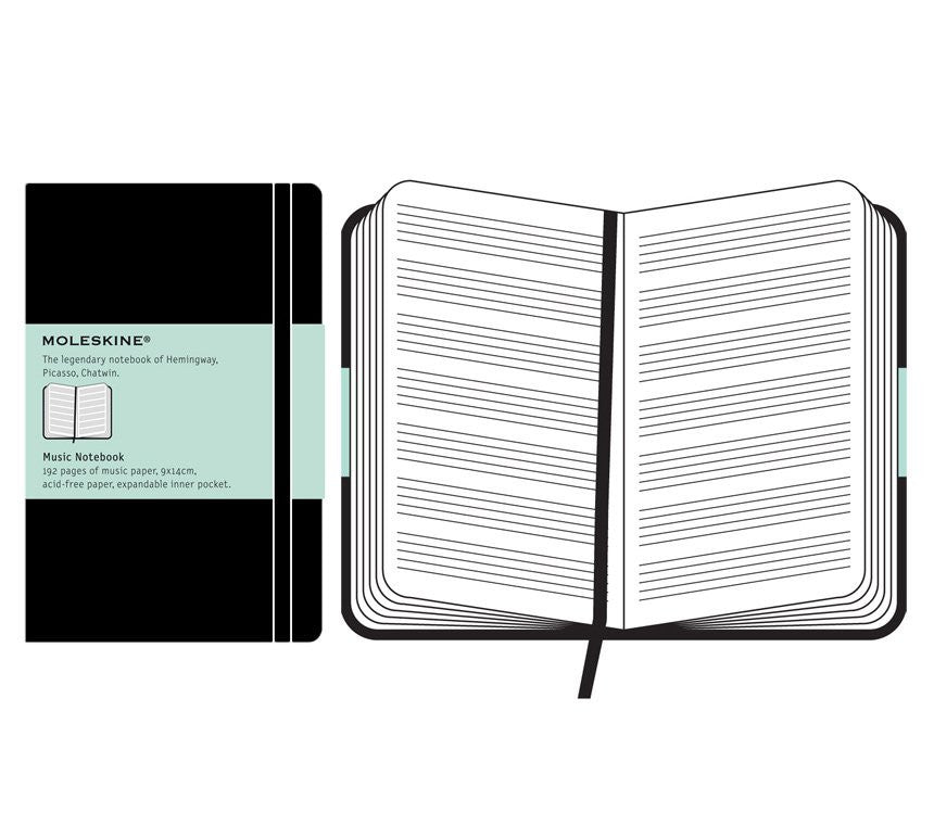 Moleskine Art Plus Music Notebook - Hard Cover Sketchbook for Artists & Musicians - Perfect for Drawing, Songwriting & Creative Projects