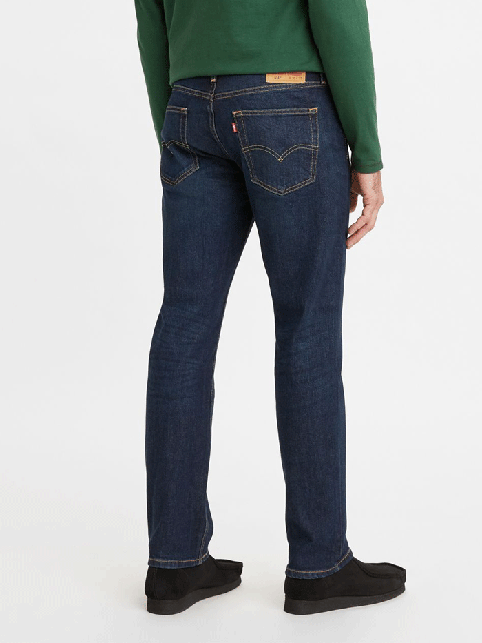 Levi's Men's 514 Straight Fit Jeans - Clean Run Navy Blue | Comfortable Everyday Denim Pants for Casual Wear & Work