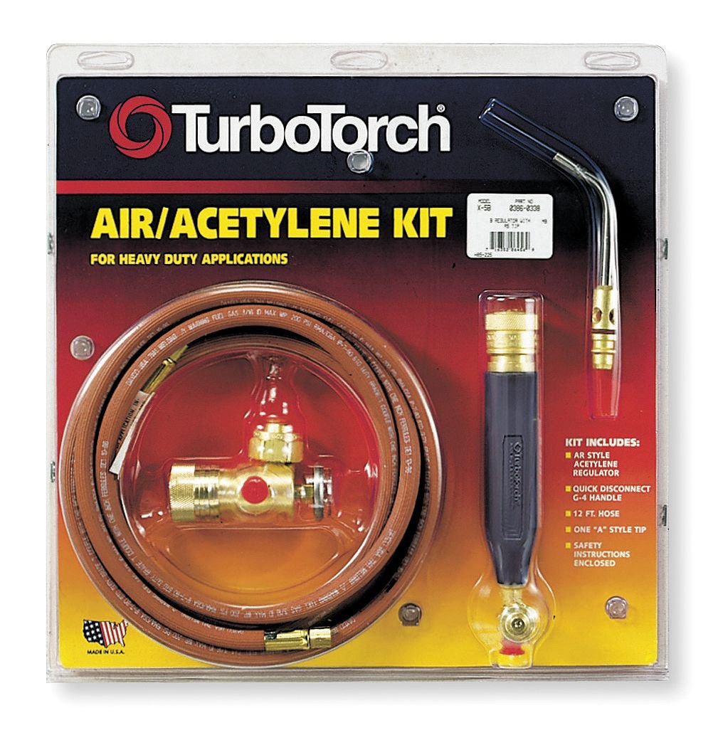 Portable Air Acetylene Welding Torch Kit - Professional Oxy-Acetylene Cutting & Brazing Set for Metalwork, HVAC, and DIY Projects