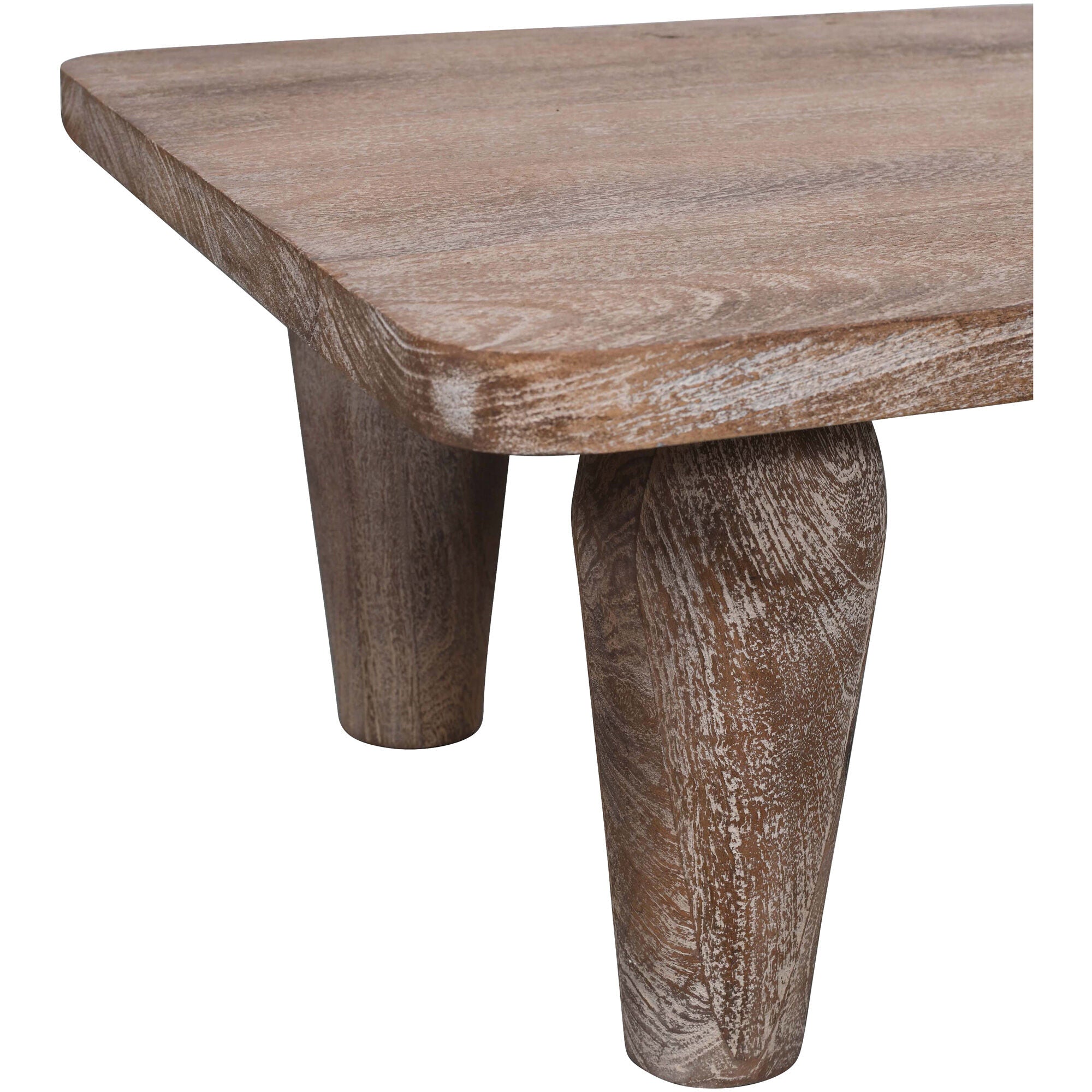 Origins Modern Rectangular Coffee Table - Solid Wood Living Room Furniture for Small Spaces - Perfect for Apartments, Condos & Cozy Homes