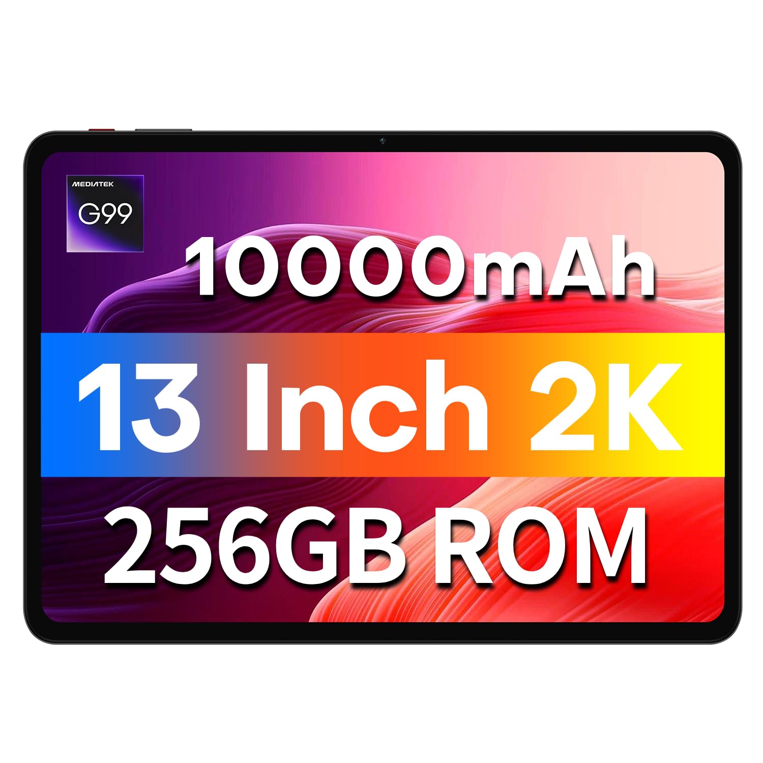 TECLAST T65Max 13-inch Android Tablet with 256GB Storage, Helio G99 Octa-Core Processor, 10000mAh Battery & 18W Fast Charging - Powerful Gaming Tablet with Android 14, Widevine L1, 2.4G/5G WiFi, 8MP+13MP Cameras - Perfect for Work, Entertainment & Online Learning