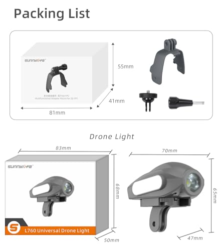 Light with Mount for FPV