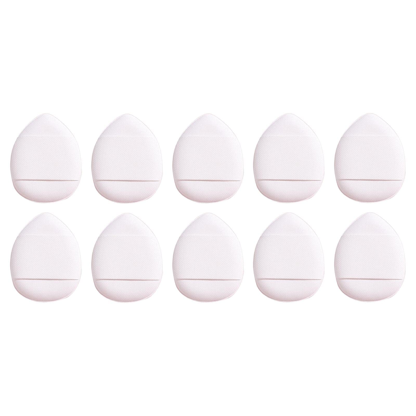 Fenteer 10pcs Dual Detail Makeup Puff - Soft Air Cushion for Flawless Foundation Application