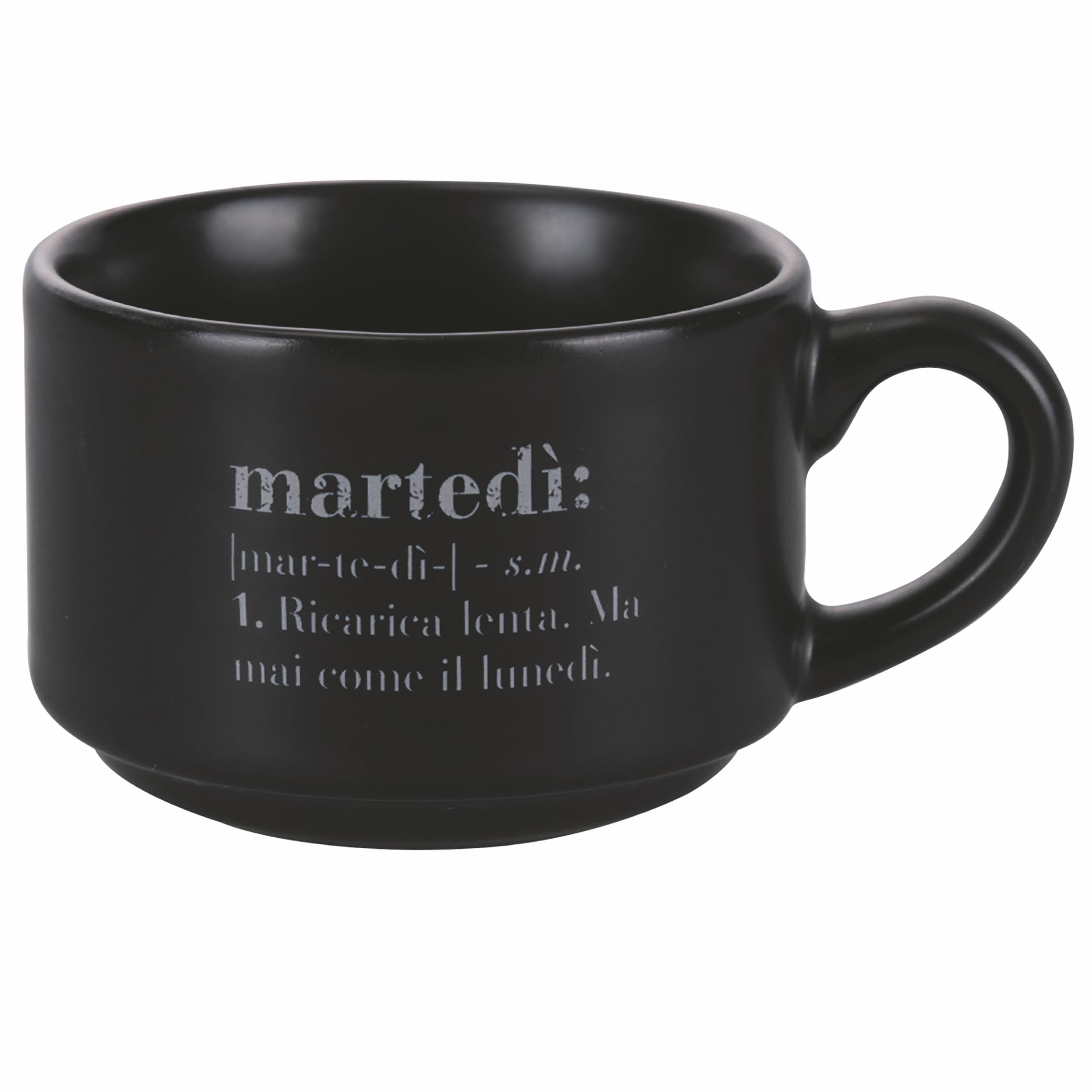 Villa d'Este Home Tivoli Porcelain Coffee Cup Set - 6 Pieces 90ml with Stand | Elegant Espresso Cups for Home, Cafe & Restaurant Use | Perfect for Entertaining Guests & Daily Coffee Rituals