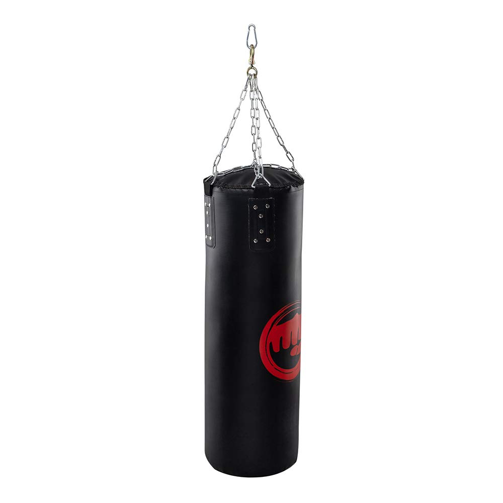 MengK 39 x 14 Inches Heavy Punching Bag Set - Boxing Hanging Bag for Kickboxing, Muay Thai, MMA & Fitness Training | Durable Martial Arts Equipment for Home Gym & Professional Use | Perfect for Strength Building, Stress Relief & Cardio Workouts