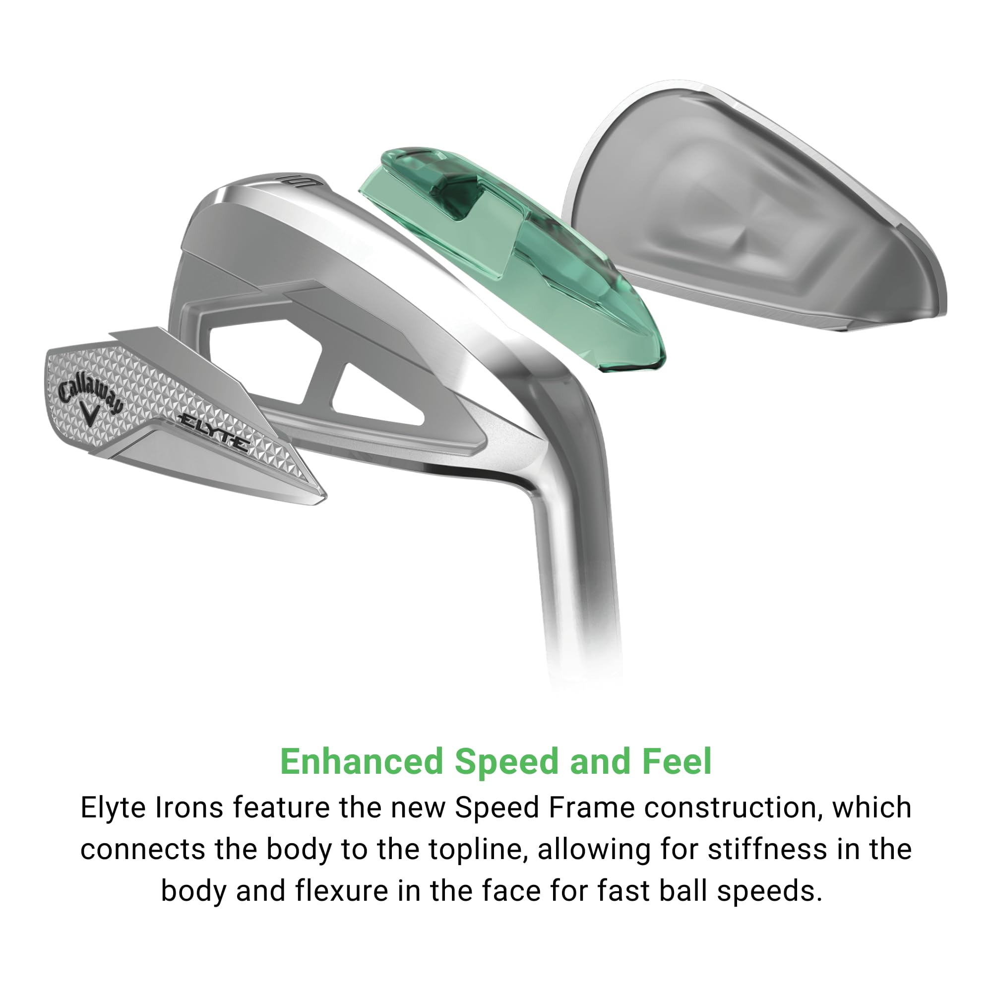 Callaway Golf Elyte Individual Iron - Premium Golf Club for Men & Women | Lightweight & Forgiving Design | Perfect for Beginners & High Handicappers | Ideal for Driving Range & Course Play