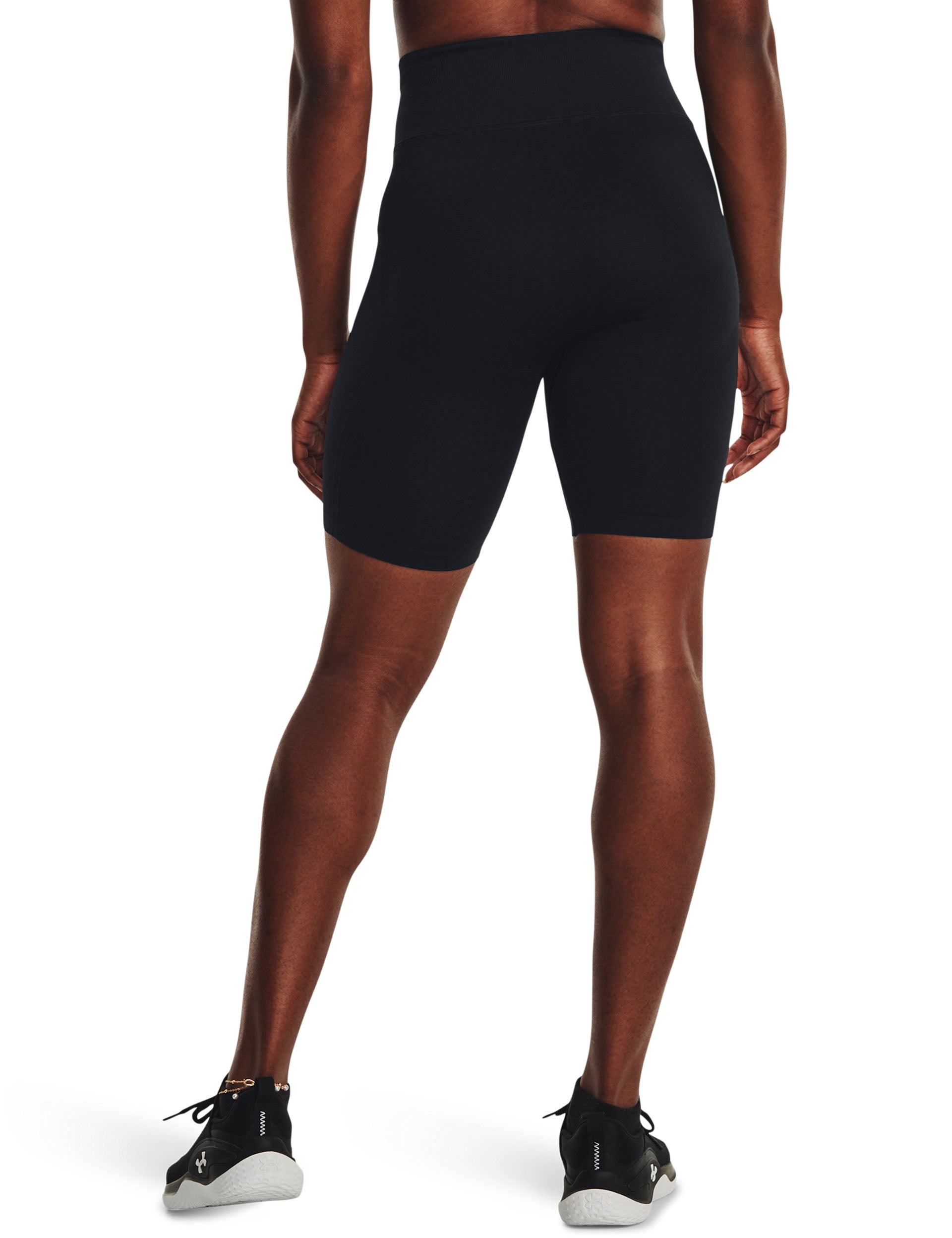 Train Seamless Shorts for Women - High Waist Yoga Running Workout Shorts - Black & White - Perfect for Gym, Yoga, Running and Lounge Wear
