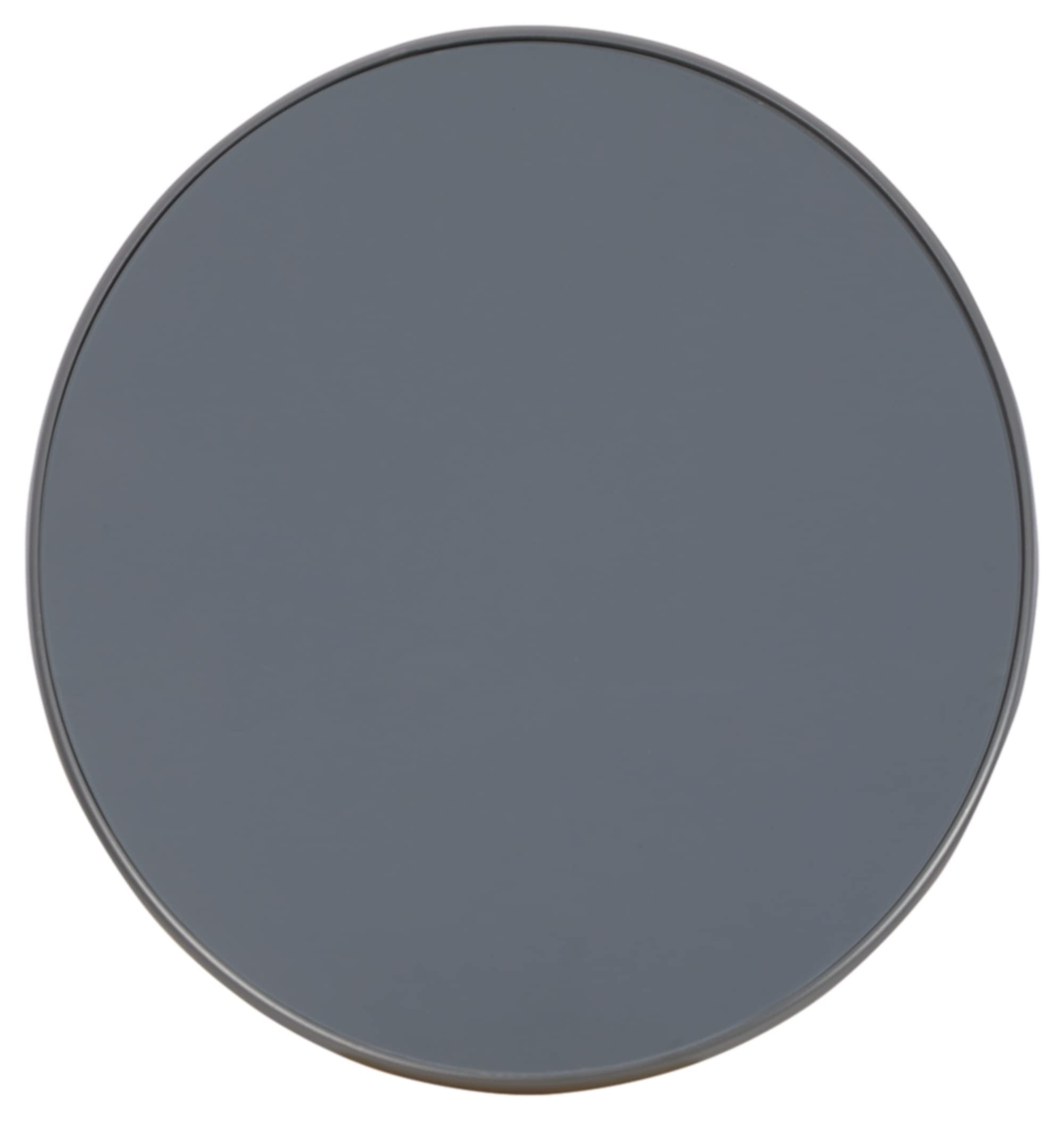 Signature Design by Ashley Outdoor Palm Bliss Round Patio Dining Table - Weather-Resistant Gray Rattan Furniture for Garden, Poolside & Backyard Dining