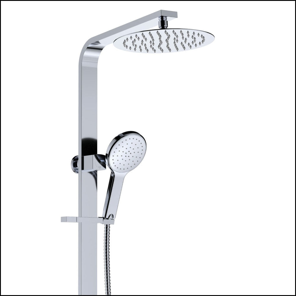 FIENZA Kaya Deluxe Twin Shower Head - Chrome Finish 455119 - Perfect for Spa-Like Bathroom Experience & Water Saving