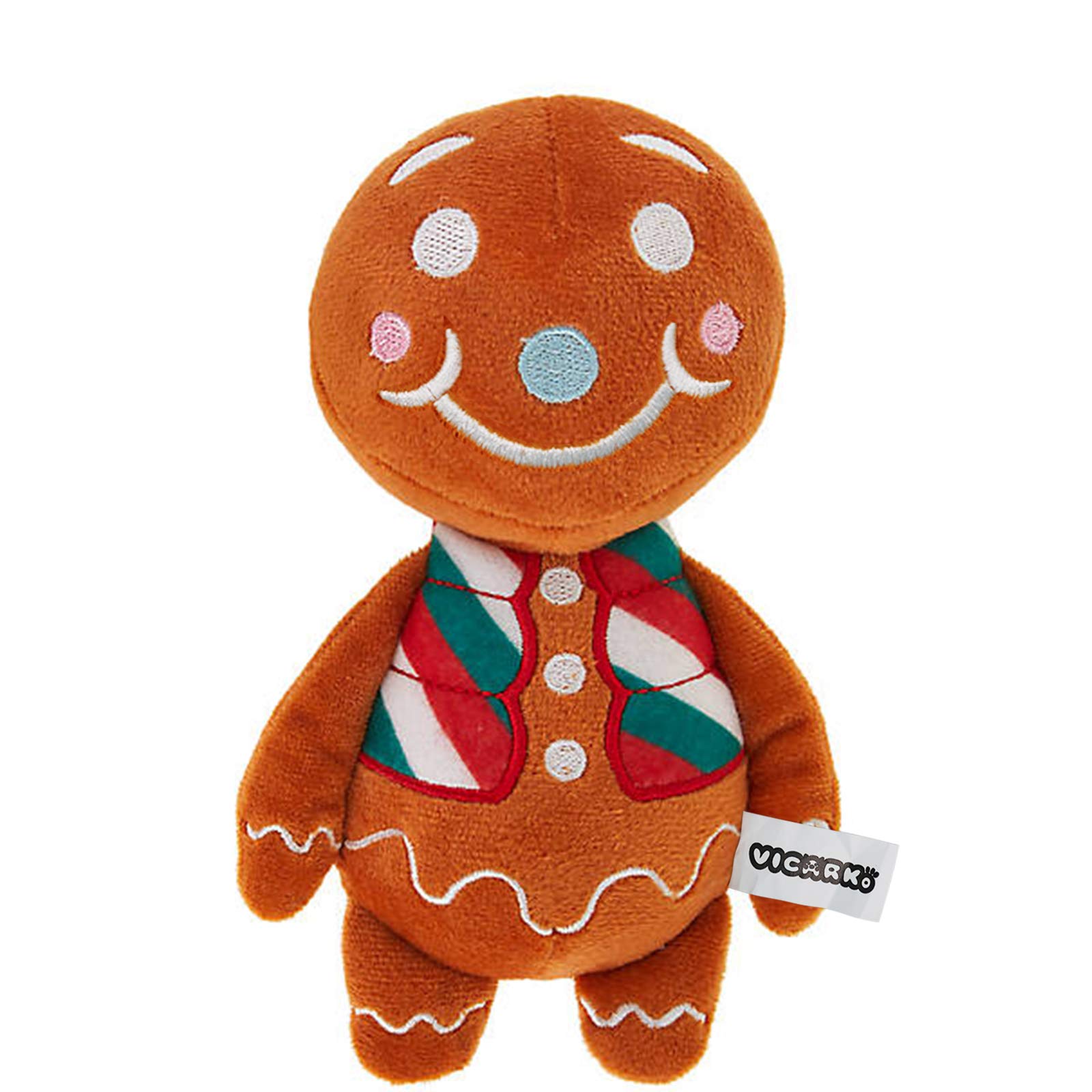 VICARKO Christmas Dog Toys - Durable Plush Squeaky Chew Toy for All Dogs | Holiday Stocking Gift