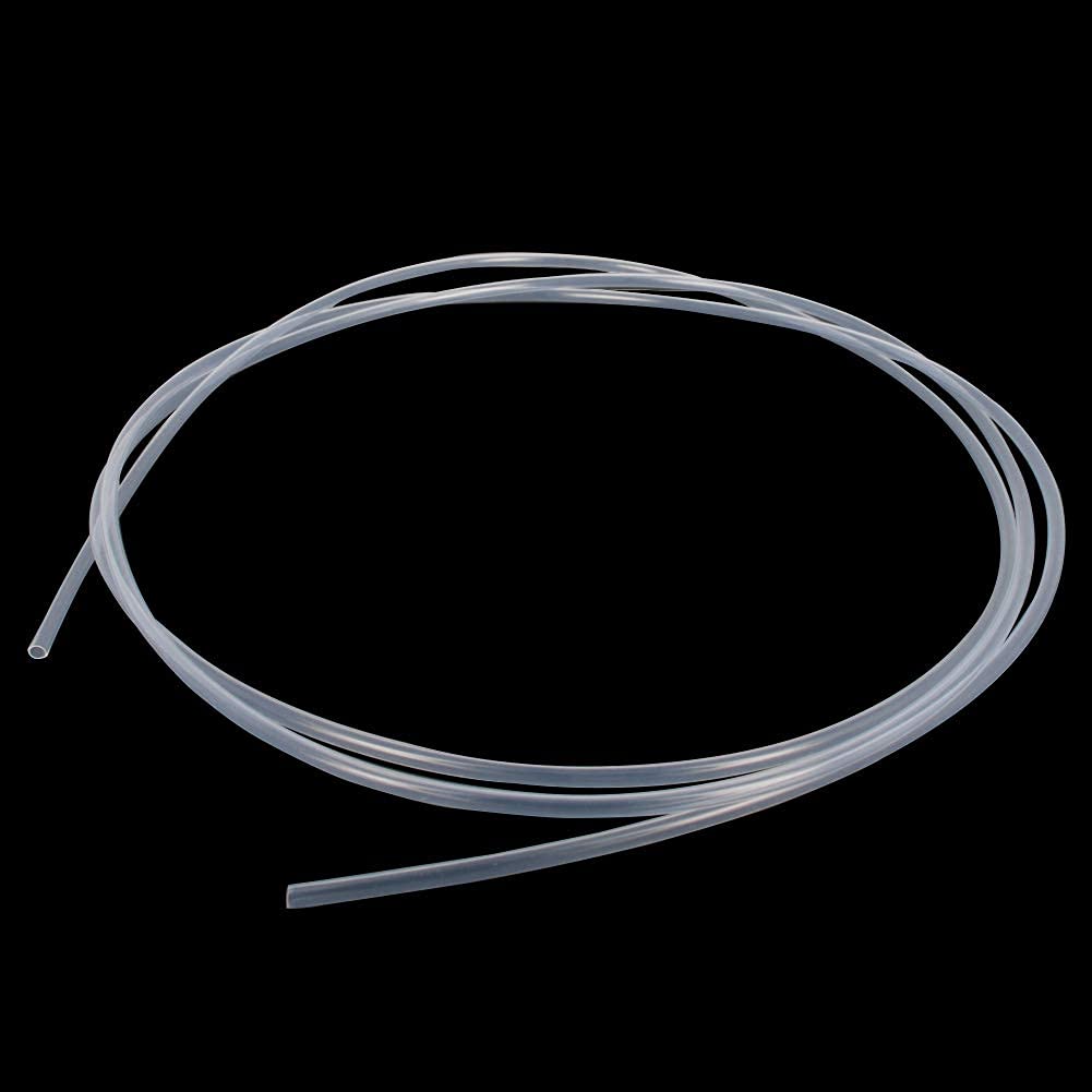 Utoolmart PTFE Teflon Bowden Tube 6.56ft - 3mm ID x 4mm OD - High Temperature Resistant Transparent Tubing for 3D Printer Filament Extrusion - Perfect for Creality Ender 3, CR-10, Prusa i3 & More