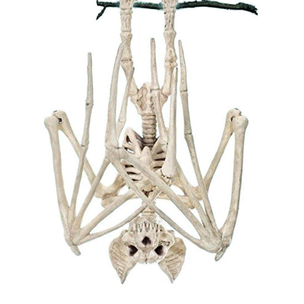 Realistic Halloween Bat Skeleton Decor - Lifelike Bat Bone Prop for Spooky Halloween Party, Haunted House & Outdoor Decorations | Perfect for Halloween Costume Accessories & Scary Home Decor
