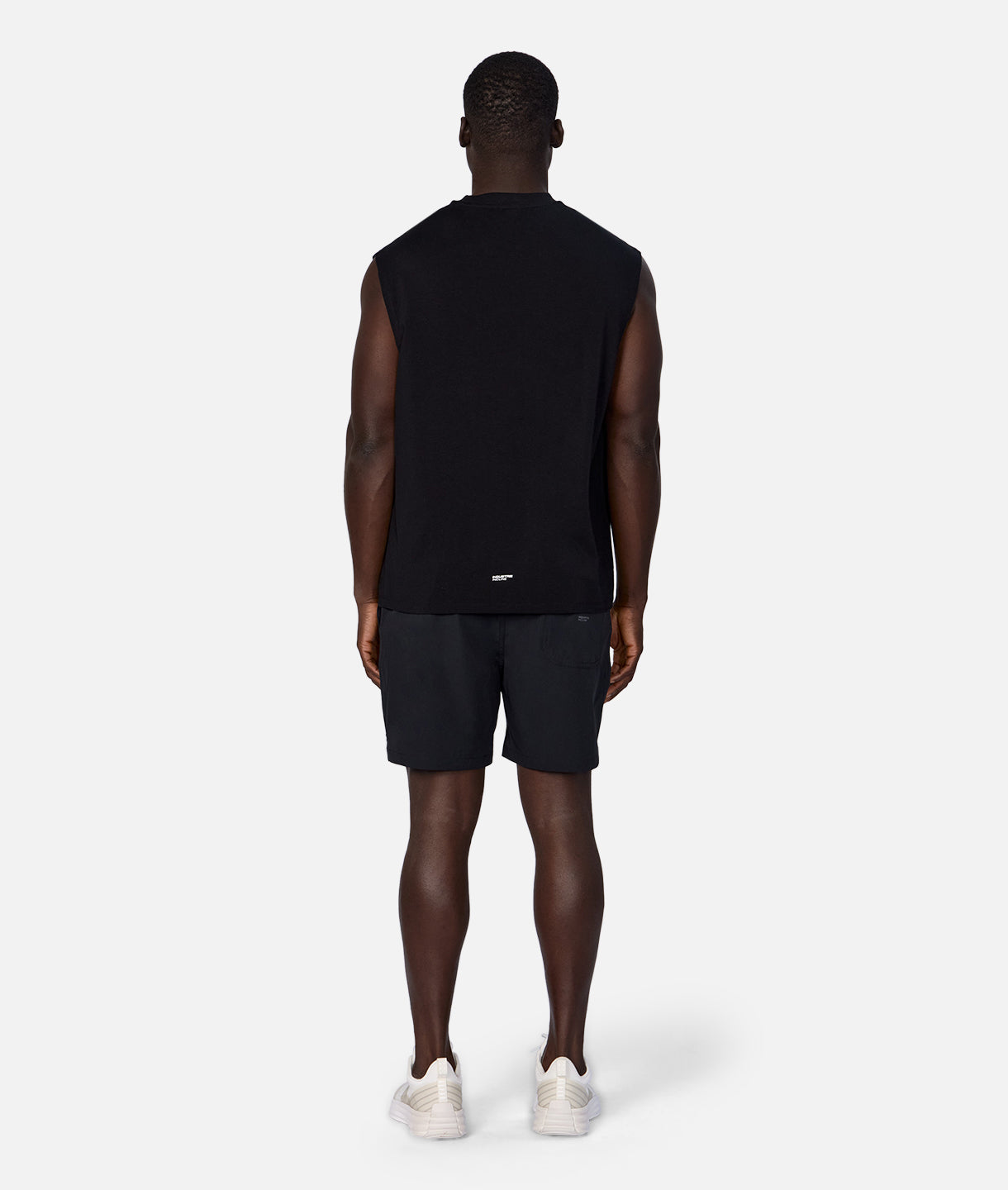 Freeman Sleeveless Tee for Men - Breathable Black Workout Shirt | Gym, Running & Outdoor Activities