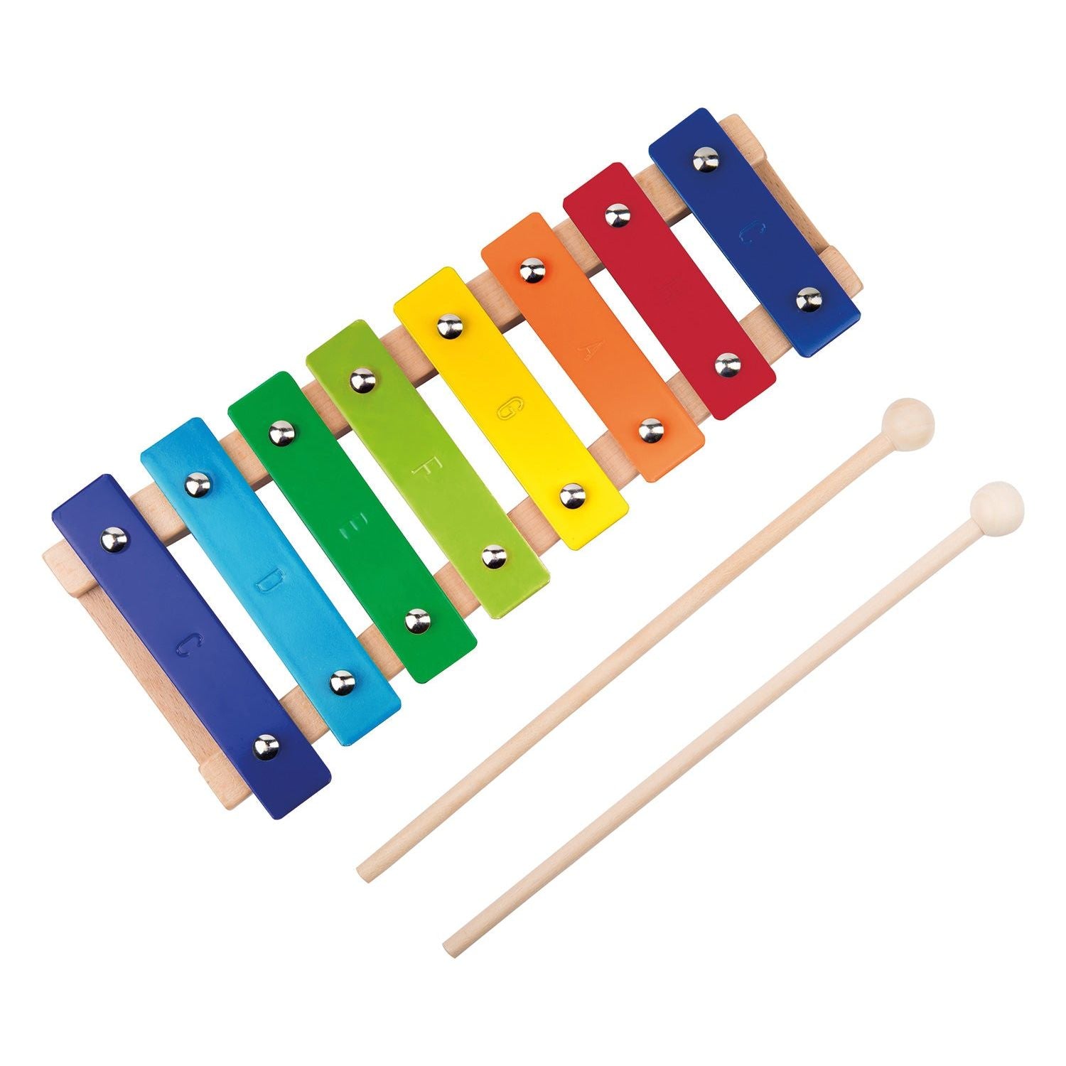 Premium Metal Xylophone - 8-Note Musical Instrument for Kids & Adults - Perfect for Music Education, Therapy & Home Decor