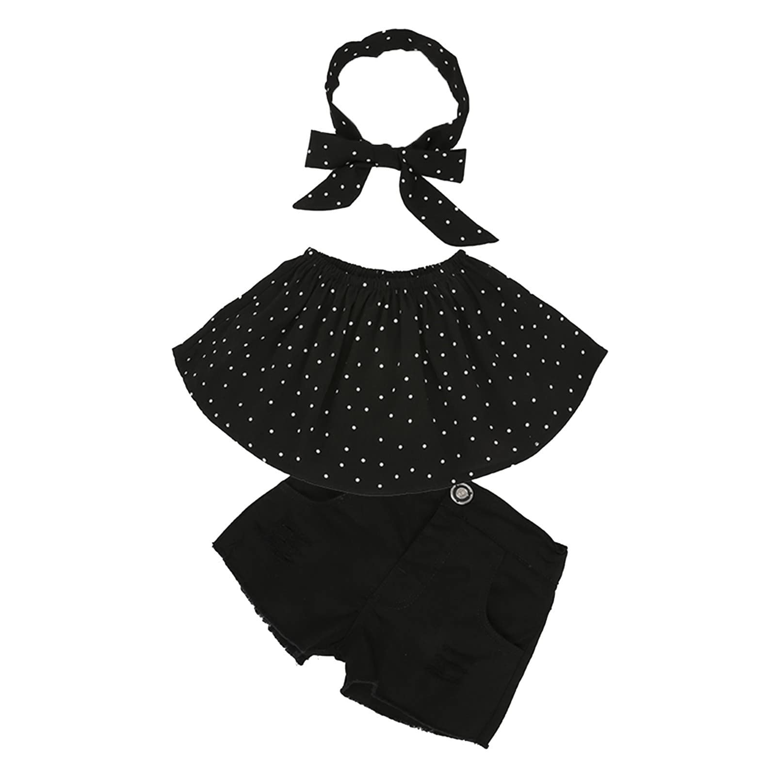 Newborn Baby Girl Summer Outfits - 2-Piece Short Sleeve Tank Top & Shorts Set | Soft Cotton Infant Clothes for Playtime & Photo Shoots
