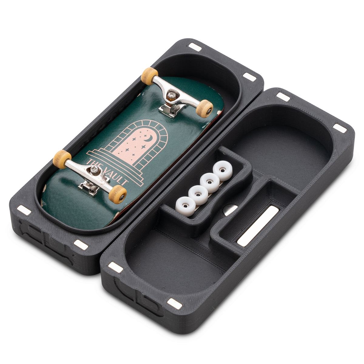 Premium Fingerboard Coffin Case - Durable Skateboard Miniature Storage Box for Tech Decks & Fingerboards - Perfect for Collectors, Skaters & Office Desk Decor