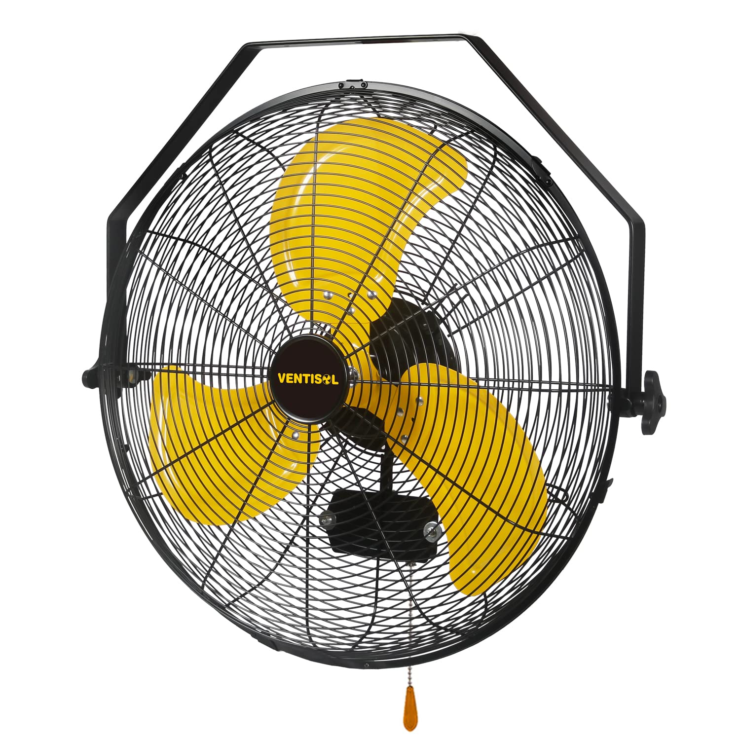VENTISOL 20 Inch Waterproof Wall Mount Fan - High Velocity 4650 CFM, 3-Speed Industrial Fan for Home, Barn, Greenhouse, Warehouse - ETL Certified (Perfect for Cooling Large Spaces & Ventilation)
