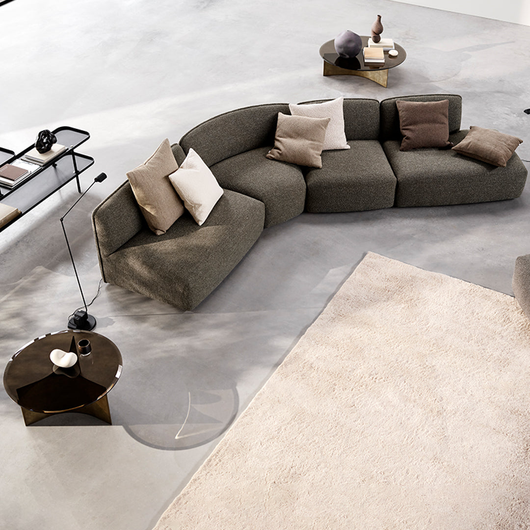 Modern Arc Coffee Table - Mid-Century Design, Solid Wood, Living Room Centerpiece for Home Decor | Perfect for Lounge, Family Room & Office Spaces