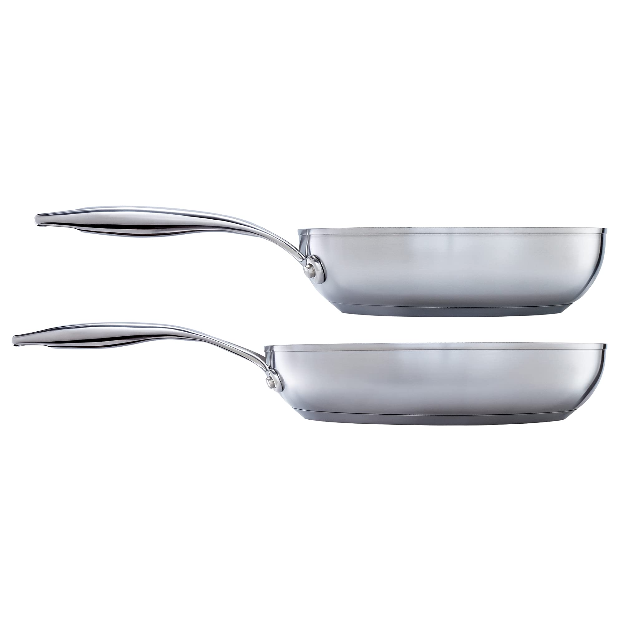 Circulon S Series SteelShield Induction Twin Pack Frying Pans - 20cm & 26cm Nonstick Skillets - Dishwasher Safe Cookware with Stay Cool Handles - Perfect for Sautéing, Frying & Family Cooking