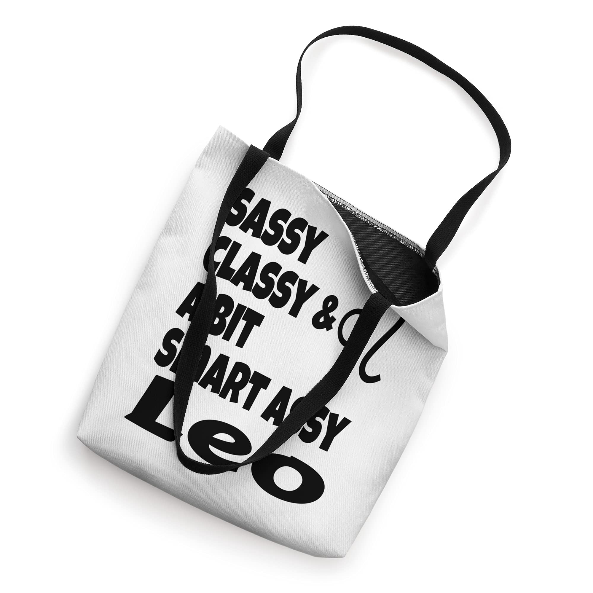 Funny Sassy Classy Leo Zodiac Sign Tote Bag - Perfect for Women's Birthday Gifts, Beach Trips & Daily Use