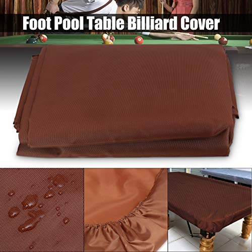 Waterproof 8ft Pool Table Cover - 102.3 x 59.06 Inch Dustproof Billiard Table Cloth Protector for Coffee Tables | Perfect for Home Game Rooms, Bars & Outdoor Use