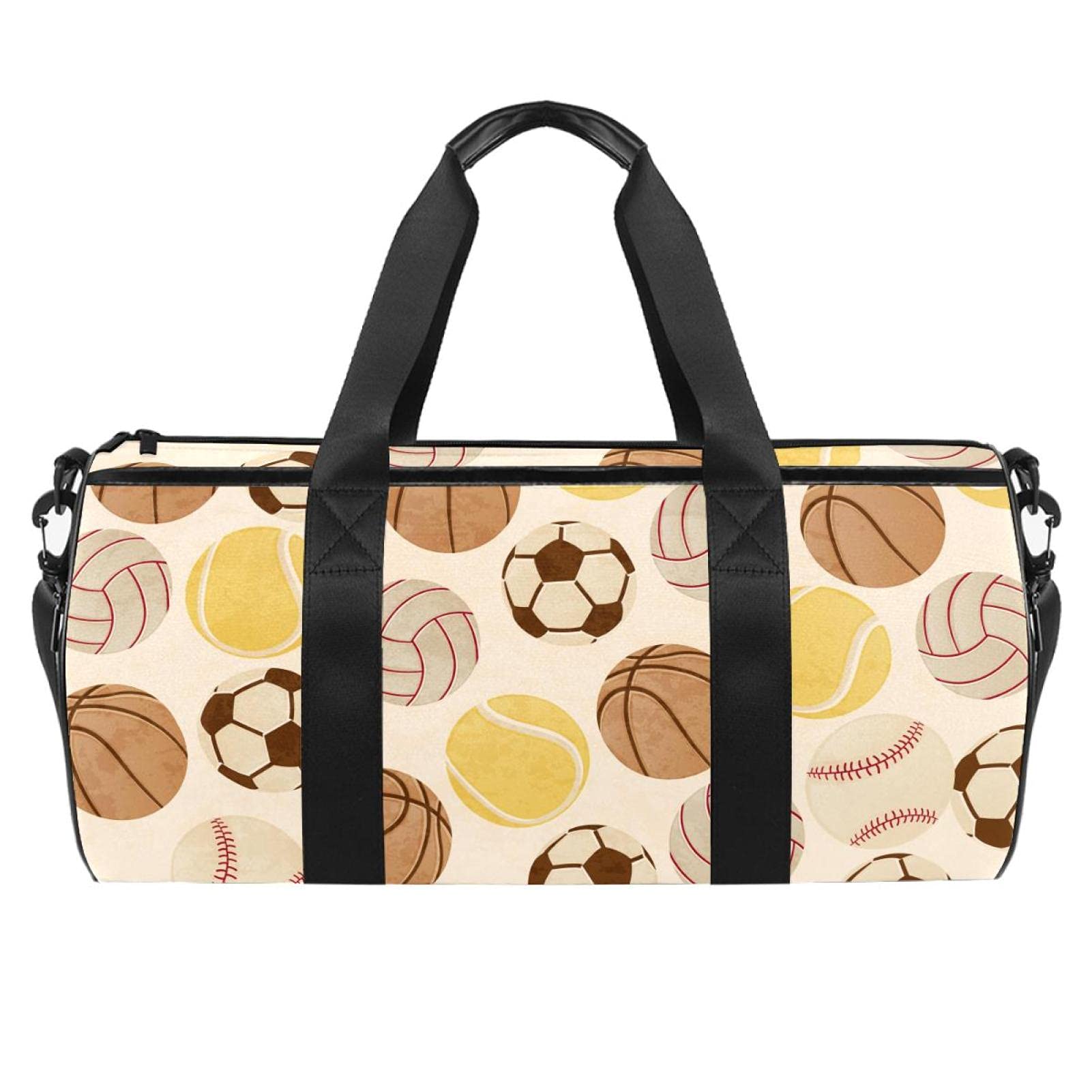 Best Sports Duffel Bag for Soccer, Baseball, Basketball & Volleyball - Waterproof Travel Gym Bag with Carry Handle for Men, Women, Youth & Teens - Perfect for Gym, Travel, Sports Practice & School Activities