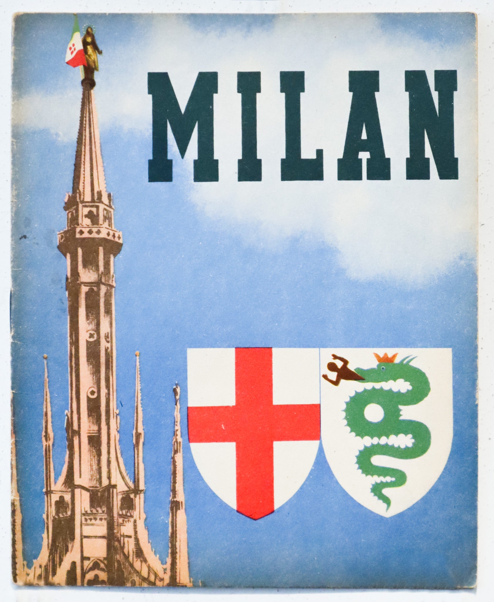 Vintage 1938 Italian Travel and Tourism Brochure - Milan City Guide | Collectible Travel Memorabilia | Perfect for History Buffs, Collectors & Home Decor