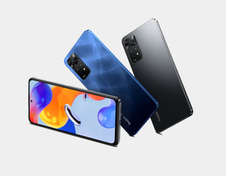 Xiaomi Redmi Note 11 Pro 4G Smartphone - 128GB ROM 6GB RAM, Dual SIM GSM Unlocked (Star Blue) - Perfect for Streaming, Gaming & Business Use