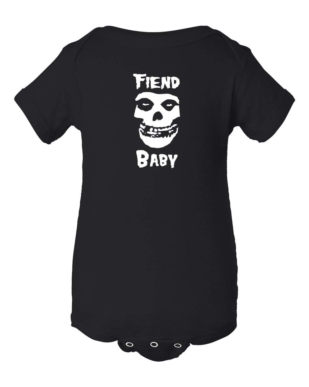 Mari Kyrios Misfits Black Jumper Fiend Club Baby Punk Rock Bodysuit | Danzig Years Vintage Style | Perfect for Punk Concerts, Halloween Costumes & Gothic Fashion