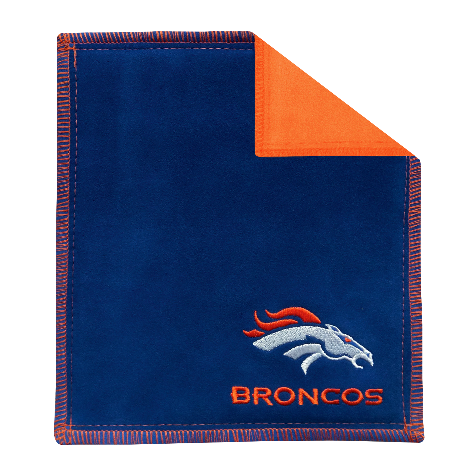 Denver Broncos NFL Microfiber Shammy Towel - Super Absorbent Car & Sports Gear Cleaning Cloth for Fans, Tailgating, and Game Day Accessories