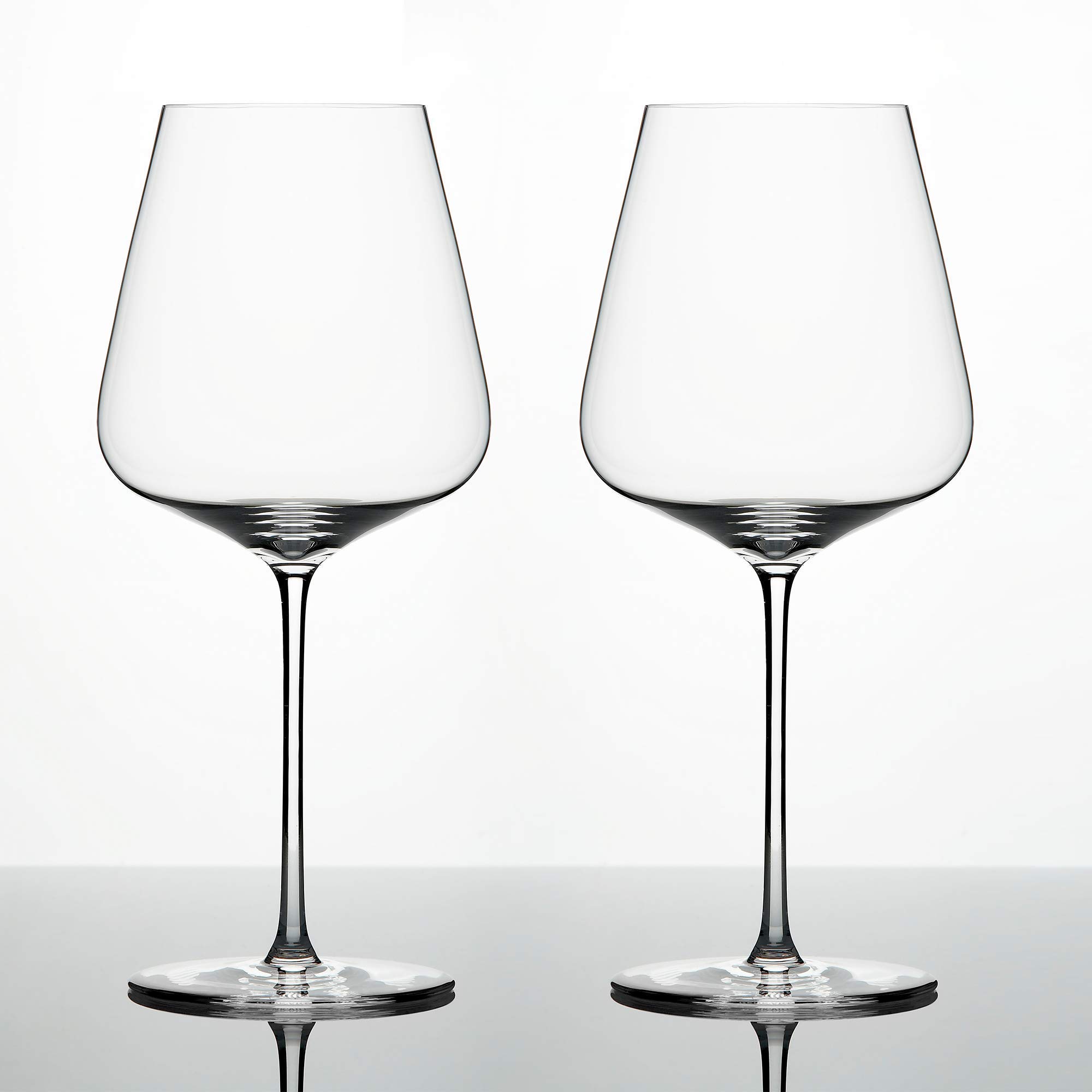 Premium Zalto Denk'Art Bordeaux Hand-Blown Crystal Wine Glasses Set of 2 - Elegant Stemware for Red Wine Tasting, Fine Dining & Special Occasions