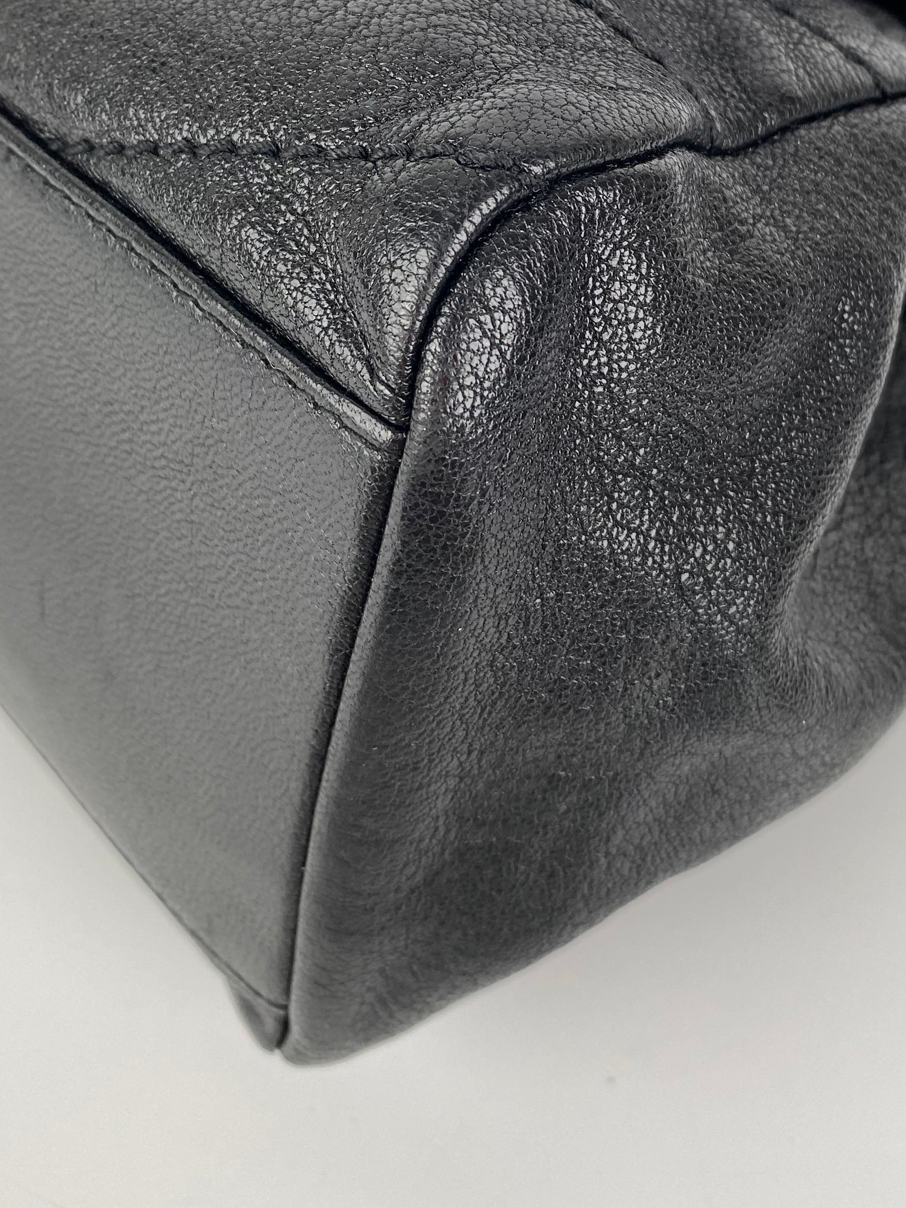 Saint Laurent Black Crinkled Leather Nolita Bag - Luxury Designer Handbag for Women | Perfect for Evening Events, Parties & Date Nights