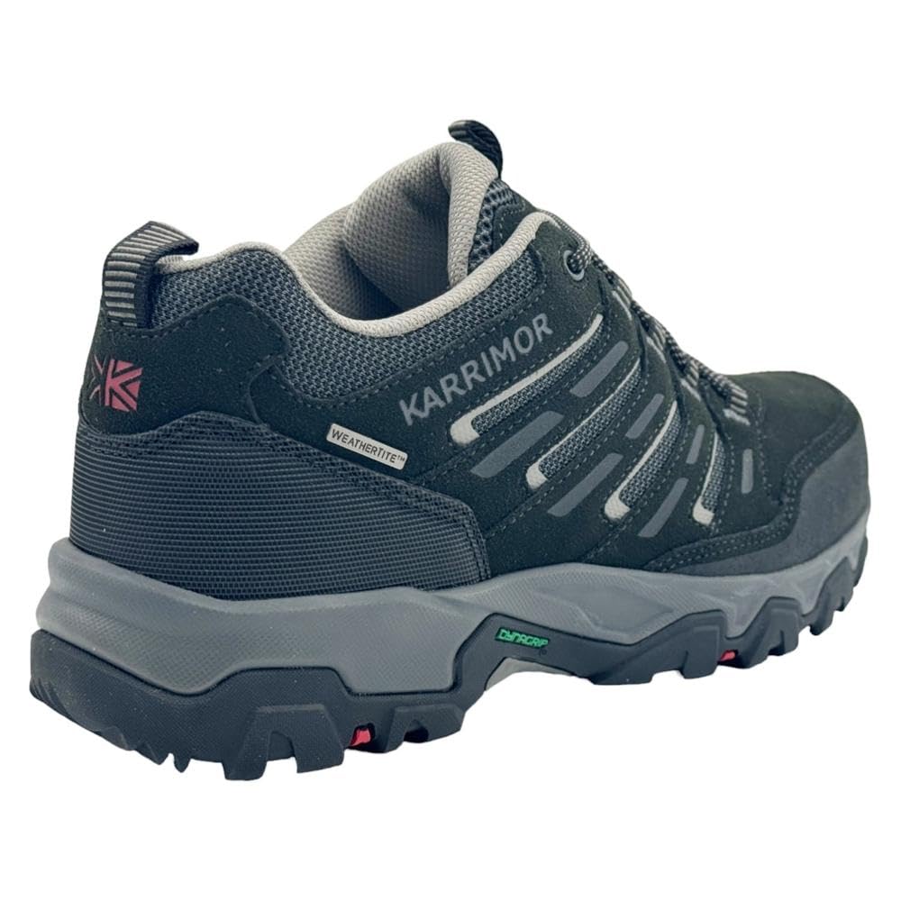 Karrimor Men's Mount Low Waterproof Hiking Shoes - Lightweight & Durable for Outdoor Adventures, Trail Walking & Camping