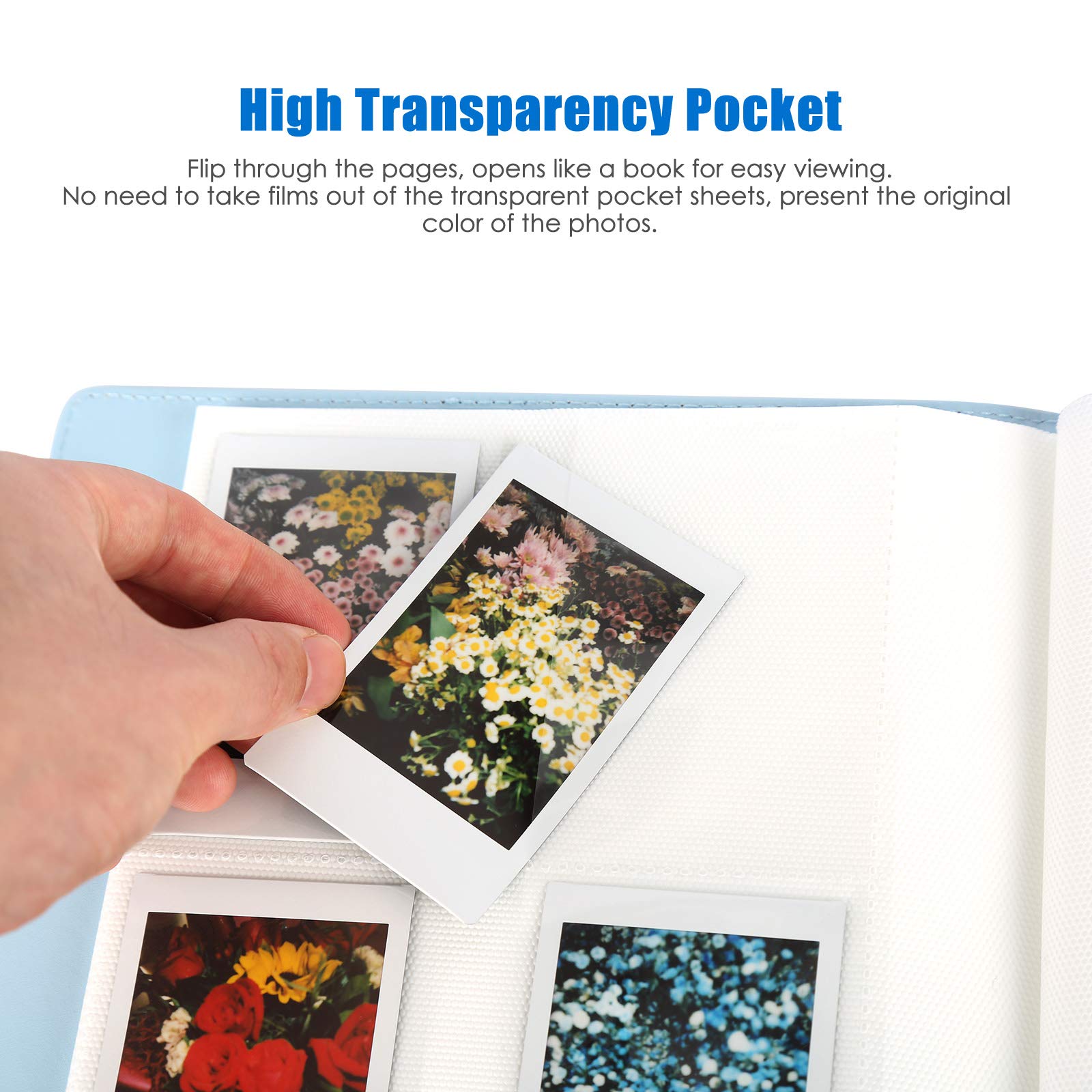 2-Pack 256-Pocket Photo Album for Fujifilm Instax Mini LiPlay 11 90 70 50S 26 25 9 8+ 8 7S & Mini Link SP-1 Printer - Compatible with Polaroid Snap, SnapTouch, PIC-300, Z2300 - Mint Green - Perfect for Travel, Parties, and Memory Keeping