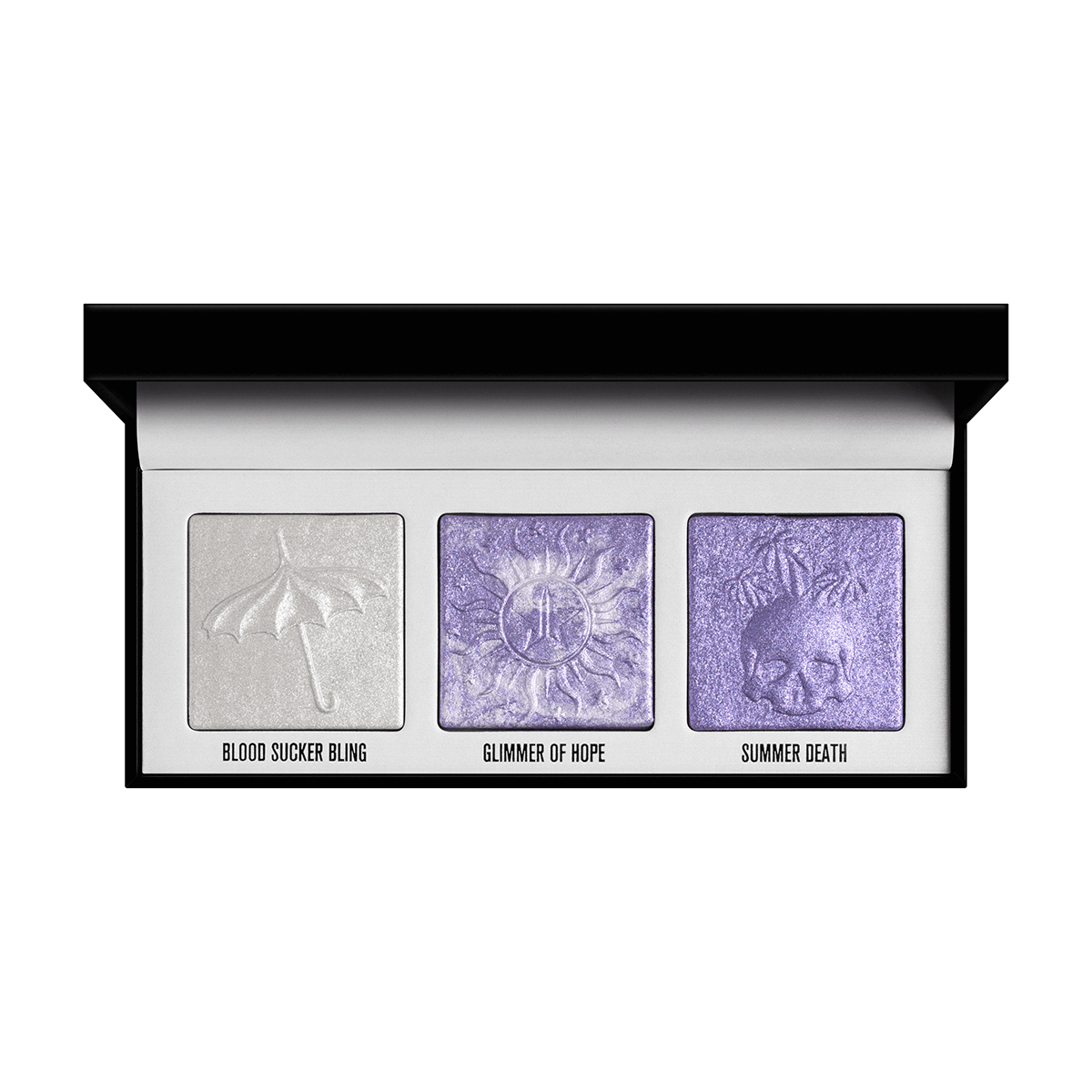 Palette Extreme Frost Gothic Diamonds Makeup Highlighter - Vegan & Cruelty-Free Shimmer Powder for Face & Body - Perfect for Halloween, Cosplay & Gothic Makeup Looks