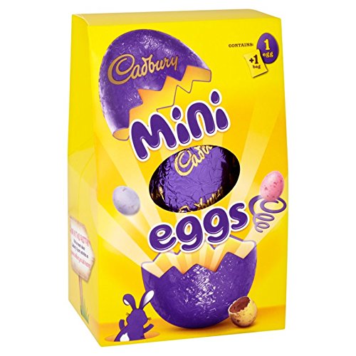 Cadbury Mini Eggs Easter Chocolate Candy - 130g Pack of Milk Chocolate Eggs for Easter Baskets, Party Favors & Holiday Treats
