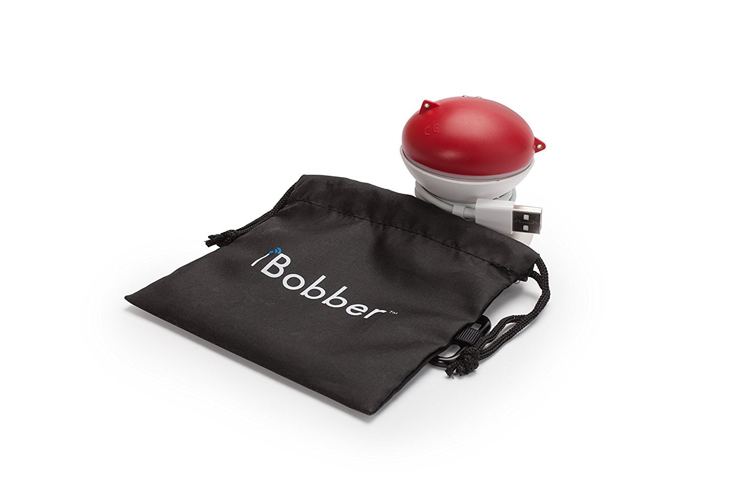 Portable Wireless Bluetooth Fish Finder - iBobber Underwater Sonar with 135ft Depth Range, 10+ Hours Battery Life, Compatible with iOS & Android (App & Smartwatch) - Ideal for Kayak Fishing, Ice Fishing & Boat Angling