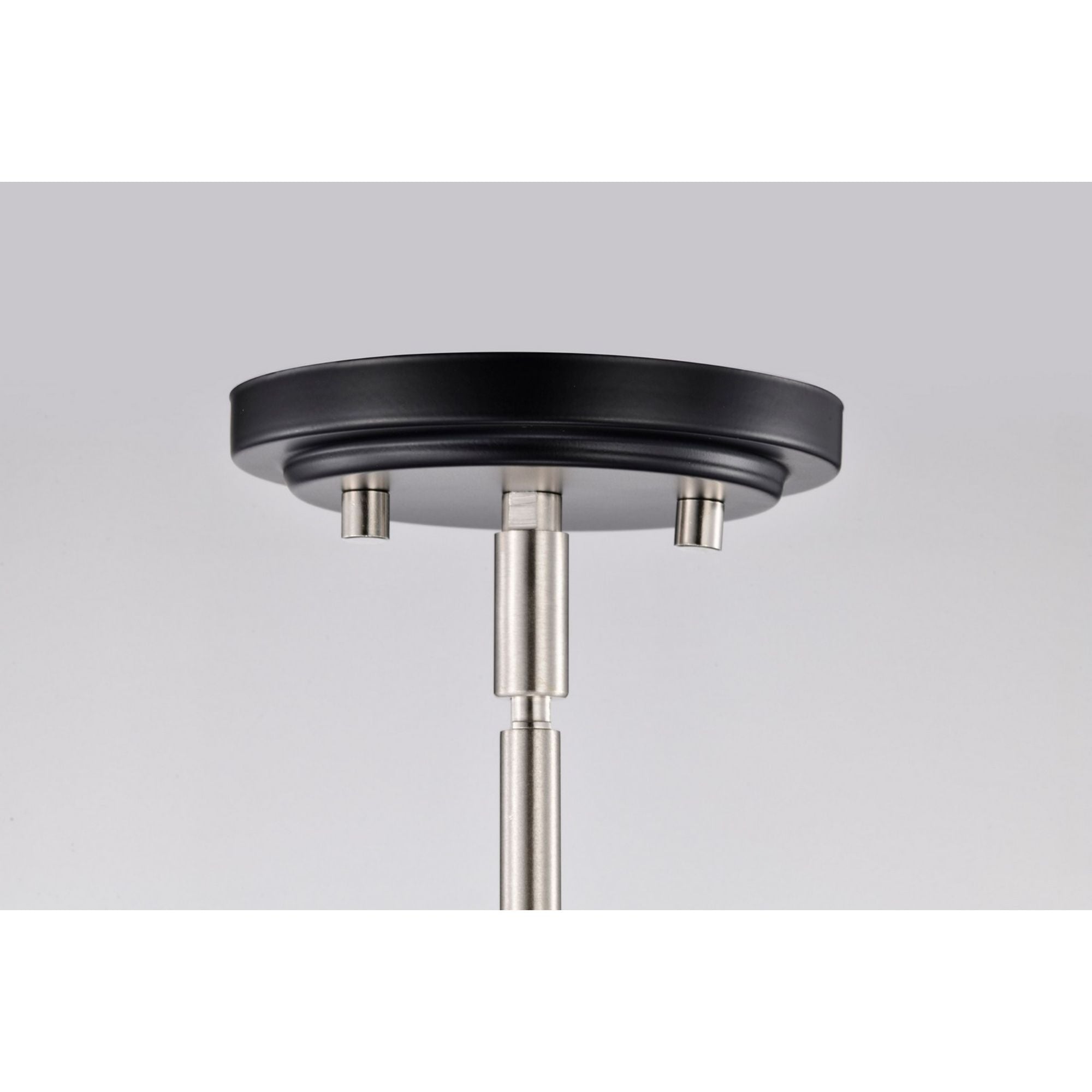 Admiral 10 Inch Modern Pendant Light Fixture - Matte Black & Brushed Nickel Finish - Perfect for Kitchen Island, Dining Room, or Entryway Lighting
