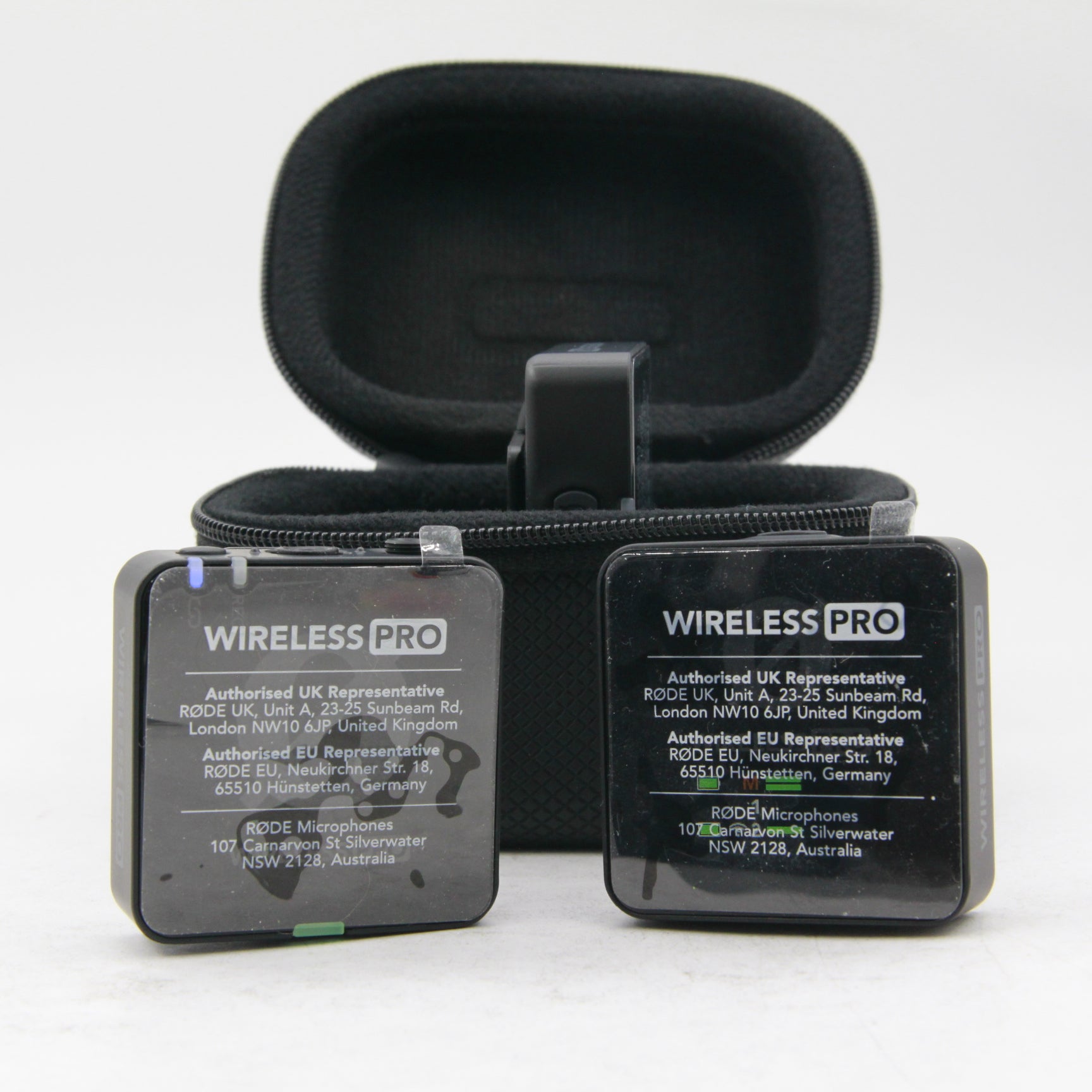 Rode Wireless PRO 2-Person Wireless Lavalier Microphone System with 2.4GHz Technology & Built-in Recorder - Perfect for Interviews, Vlogging, and Live Streaming
