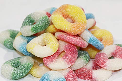 Smarty Stop Mini Sour Gummy Rings Candy - Assorted Flavors GummiRoos Rings | Perfect for Parties, Snacking & Movie Nights