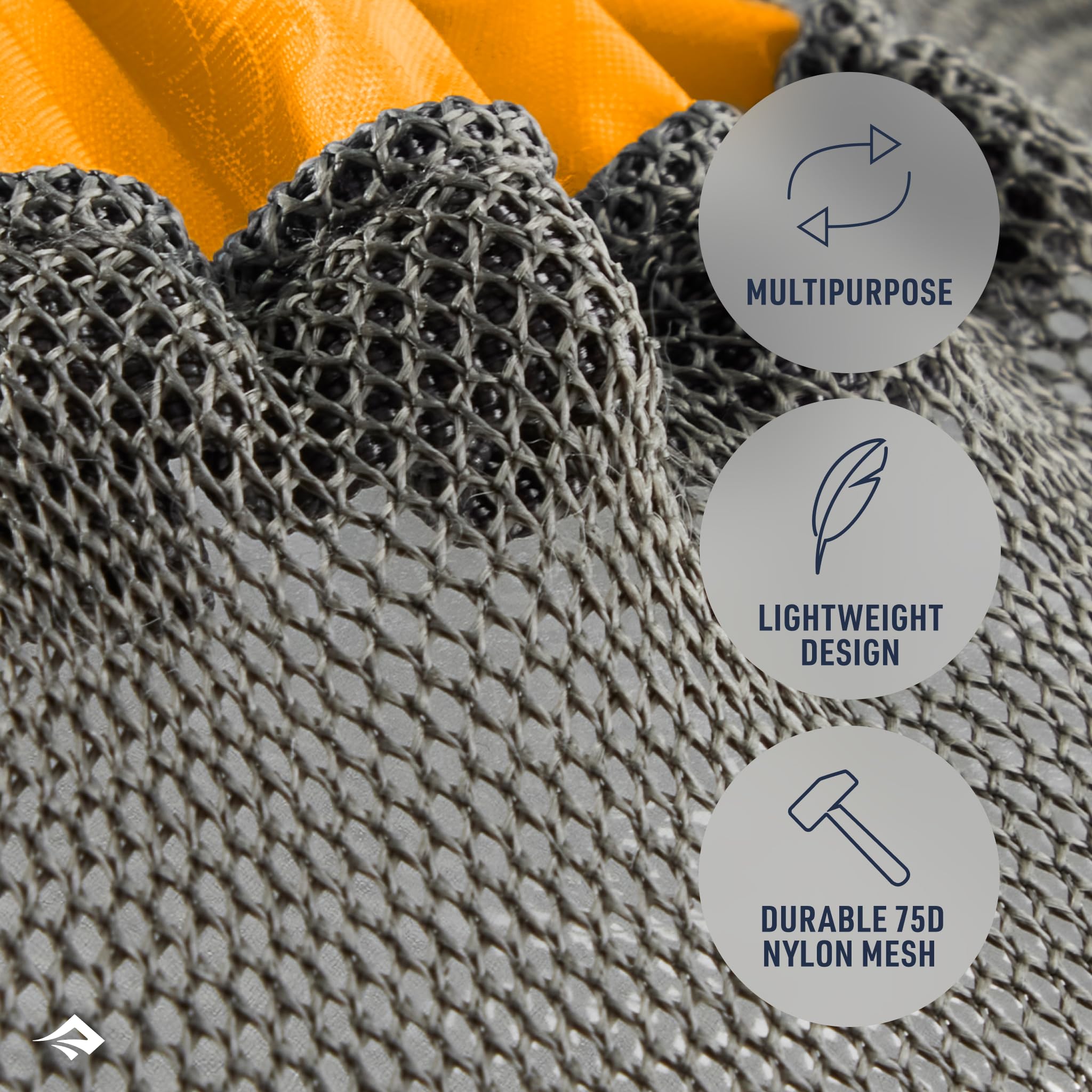 Sea to Summit Ultralight Mesh Stuff Sack 3-Piece Set - Compact Organizer for Camping, Hiking & Travel Gear Storage